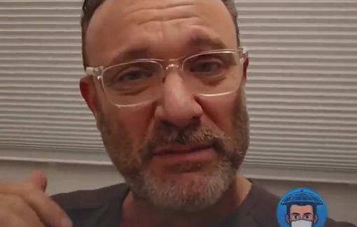 Thumbnail preview image for the video titled: Zachi Peleg claims antisemitism after his TikTok account was removed for celebrating flooded tents in Gaza