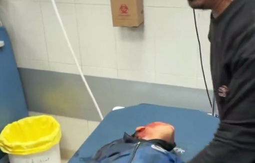 Thumbnail preview image for the video titled: Harrowing moments endured by the father of the sniped child, Mo‘tasem Al-Sharafi