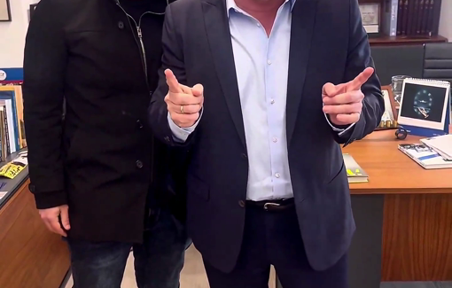 Thumbnail preview image for the video titled: After the Guy Hochman's NY show got canceled, he went to Ofir Akunis, Israel's Consul General in New York