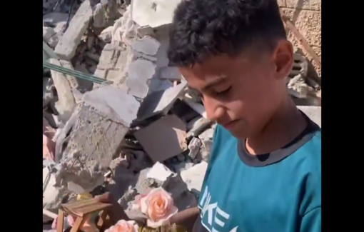 Thumbnail preview image for the video titled: The Palestinian child killed by the IDF is the same from this 2021 video in his bombed Gaza home