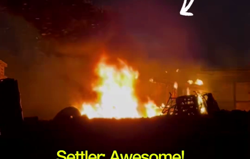 Thumbnail preview image for the video titled: The last family fled Ras Ein al-Auja, torching their homes to deny them to settlers