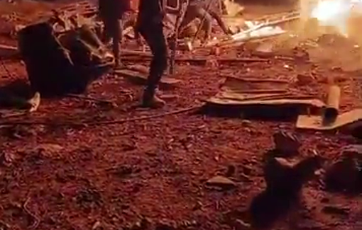 Thumbnail preview image for the video titled: Settler pogroms occured simultaneously at multiple locations in Masafer Yatta