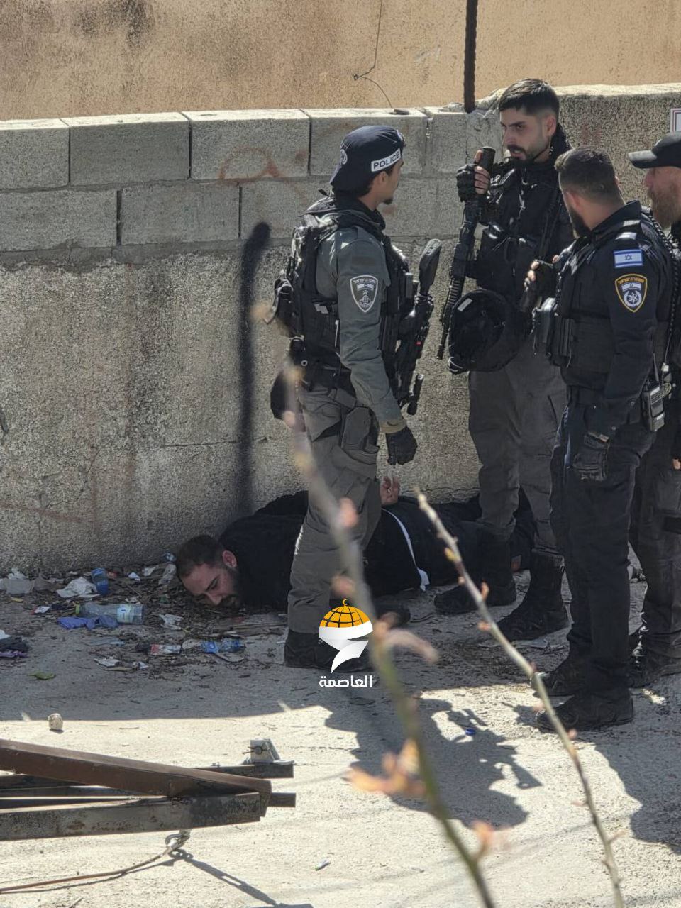 Thumbnail preview image for the video titled: Israeli forces demolishing a commercial store and destroying walls of multiple Palestinian homes in Al-Bustan in Silwan