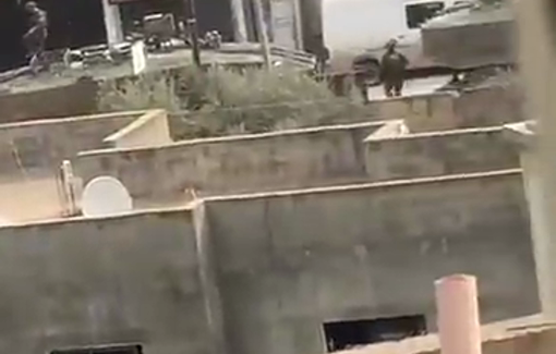 Thumbnail preview image for the video titled: Israeli forces carry out demolition operations of Palestinian-owned facilities in Silat al-Harithiya in Jenin