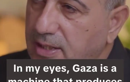 Thumbnail preview image for the video titled: Former Mossad official Avner Avraham promotes ethnic cleansing and genocide