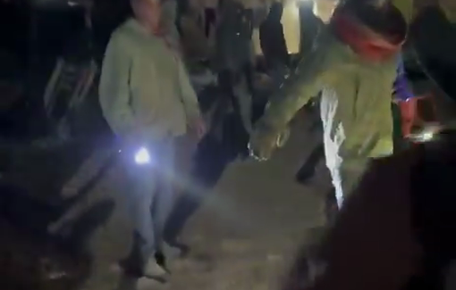 Thumbnail preview image for the video titled: Israeli settlers attacked homes of residents in the Al-Amawi community near the village of Ein Shibli, northeast of Nablus