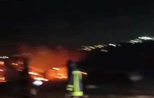 Thumbnail preview image for the video titled: Settlers burned 5 residential compunds Rammun