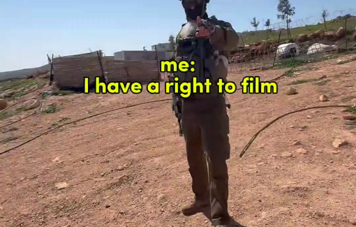 Thumbnail preview image for the video titled: Israeli soldiers raided Palestinian homes in Duma and threatened activists