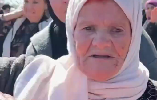 Thumbnail preview image for the video titled: A grief-stricken mother bidding farewell to her two sons, Mohammed and Fahim Taha Moammar, shot dead by settlers