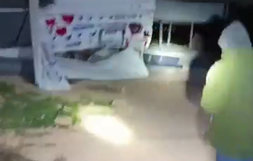 Thumbnail preview image for the video titled: Settlers from the illegal outpost destroyed a Palestinian home after solidarity activists were banned by the Army