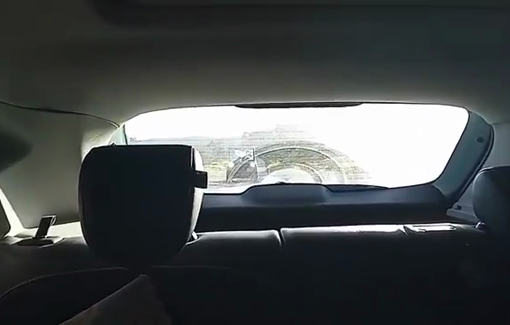 Thumbnail preview image for the video titled: Settlers armed with clubs are chasing solidarity activists near Duma