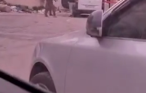 Thumbnail preview image for the video titled: Israeli soldiers brutally assaulted a Palestinian youth at the entrance to Al-Arroub camp, fracturing his face and head