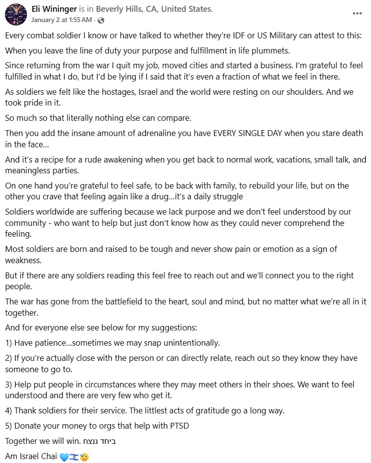 Thumbnail preview image for the video titled: IDF fighter talks about lacking purpose after returning home from committing a genocide in Gaza