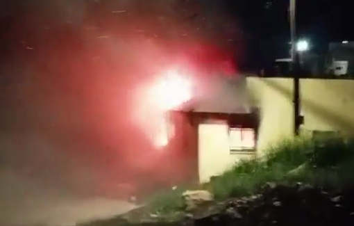 Thumbnail preview image for the video titled: Gangs of Israeli settlers attacking more than nine Palestinian villages and cities now, including Bethlehem, setting cars and homes on fire