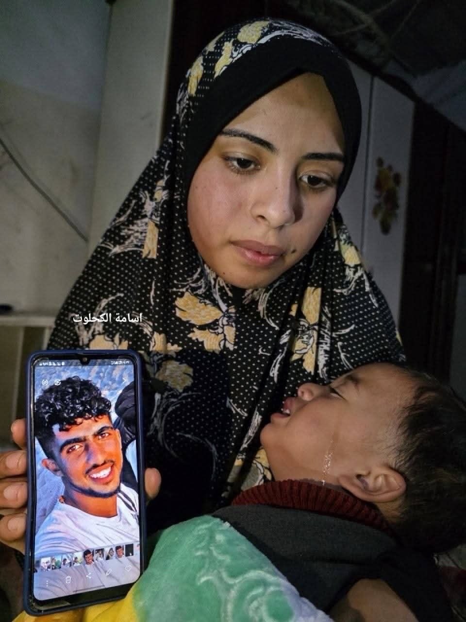 Thumbnail preview image for the video titled: Israeli forces tortured an 18-month-old toddler in Al-Maghazi after detaining his father