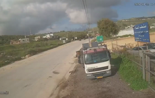 Thumbnail preview image for the video titled: CTV footage of groups of settlers carrying out arson in Deir Sharaf, with the apparent passivity of the Israeli army