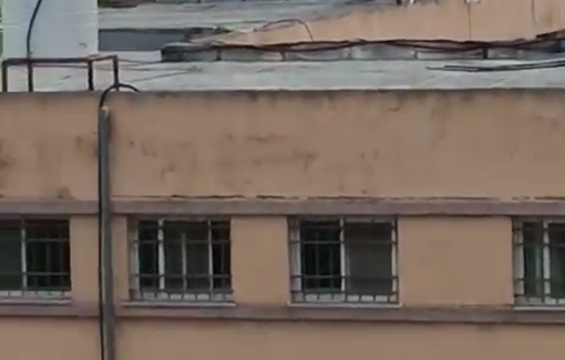Thumbnail preview image for the video titled: Hilltop Boys settlers rise the Israeli flag on the roof of a Palestinian Secondary School in Huwara, Nablus, Zone B