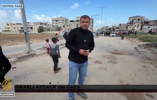 Thumbnail preview image for the video titled: Field report on Israel's massacre of 6 Palestinians in Bureij camp