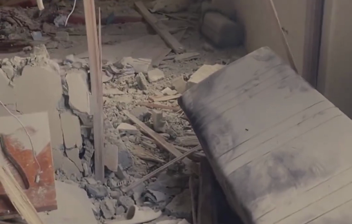 Thumbnail preview image for the video titled: Dr. Youssef Matar mourn the loss of his children and of the Uslamic University of Gaza