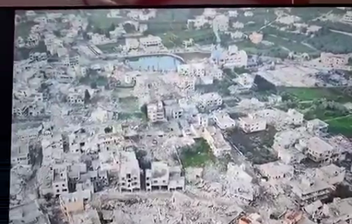 Thumbnail preview image for the video titled: Israeli 8219 Commando Battalion carried out a demolition operation in Bint Jbeil, southern Lebanon