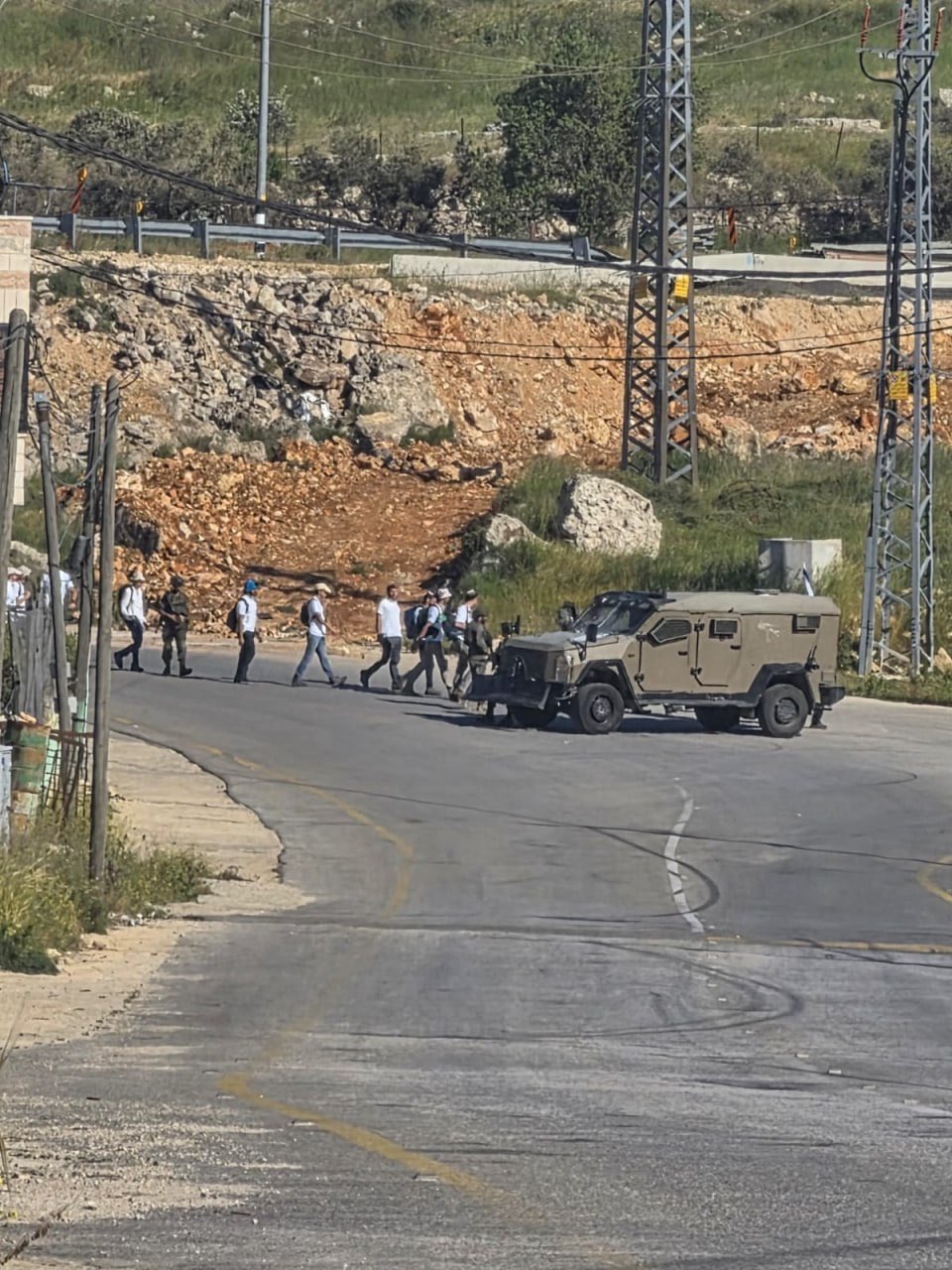 Thumbnail preview image for the video titled: Israeli occupation forces abducting 30 Palestinians residents after the murder of Odeh Atef Awawda by a settler