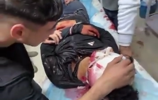 Thumbnail preview image for the video titled: One teen killed and four injuries in a settler attack on the al-Mughayyir school
