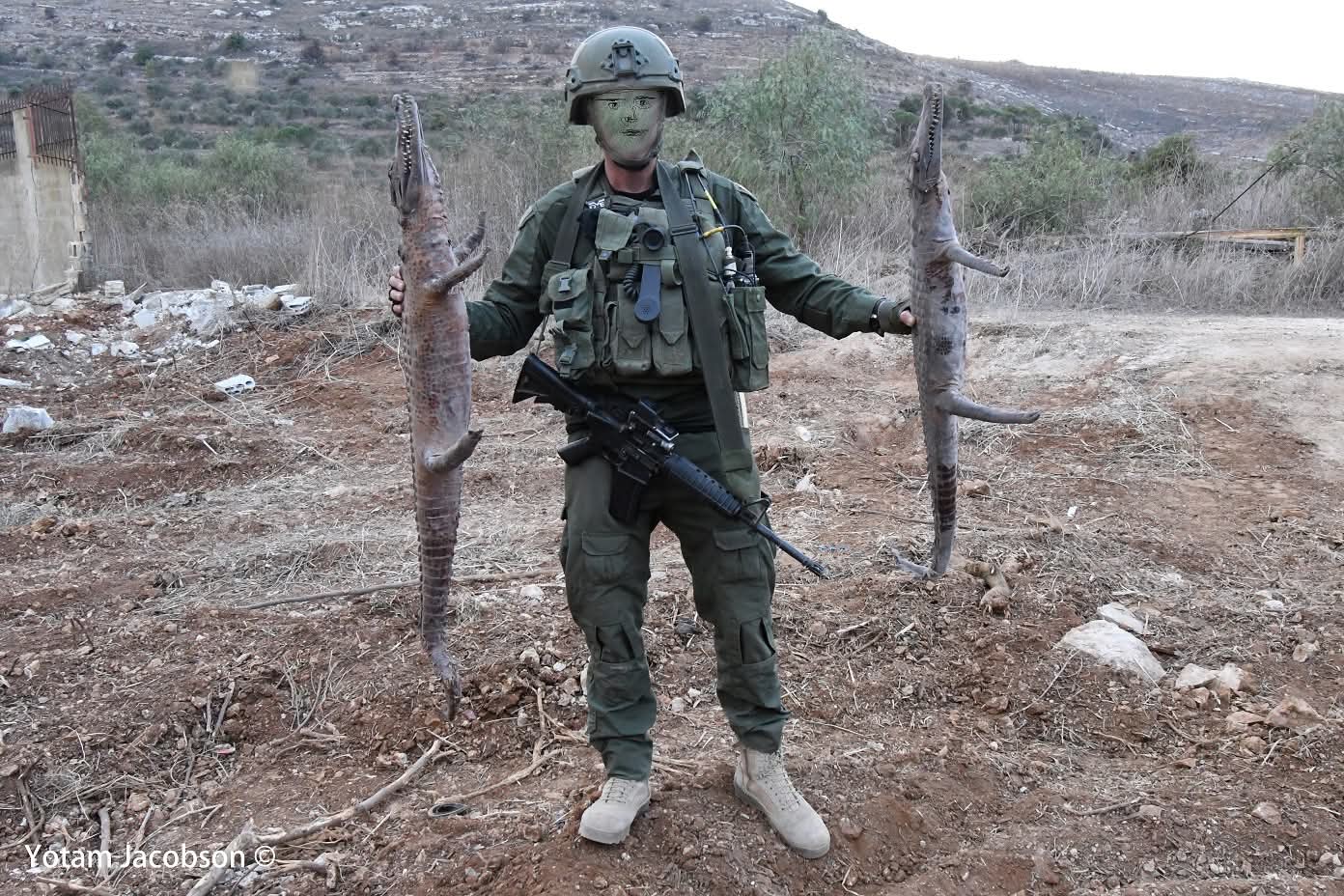 Thumbnail preview image for the video titled: Israeli soldiers looting belongings from a home in Kfar Kila, Lebanon
