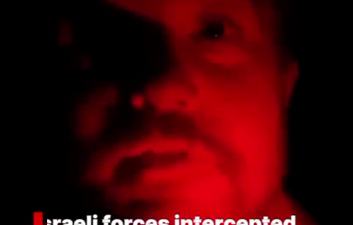 Thumbnail preview image for the video titled: Communications interference and aerial surveillance signaled imminent interception of Flotilla by Israeli vessels