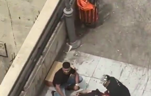 Thumbnail preview image for the video titled: The moment after Naif Firas Ziad Samaro (26) was sniped by Israeli soldiers raiding Nablus