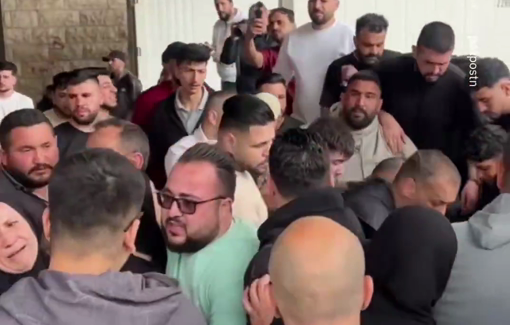 Thumbnail preview image for the video titled: Naif Samaro was shot dead by Israeli soldiers as his wife was giving birth to their child in the same Rafidia Hospital