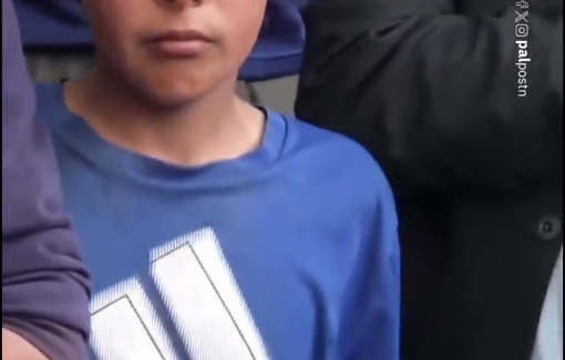 Thumbnail preview image for the video titled: The father and brother of the child shepherd, Youssef Kaabneh, wept during his funeral procession in the village of Al-Lubban al-Sharqiya