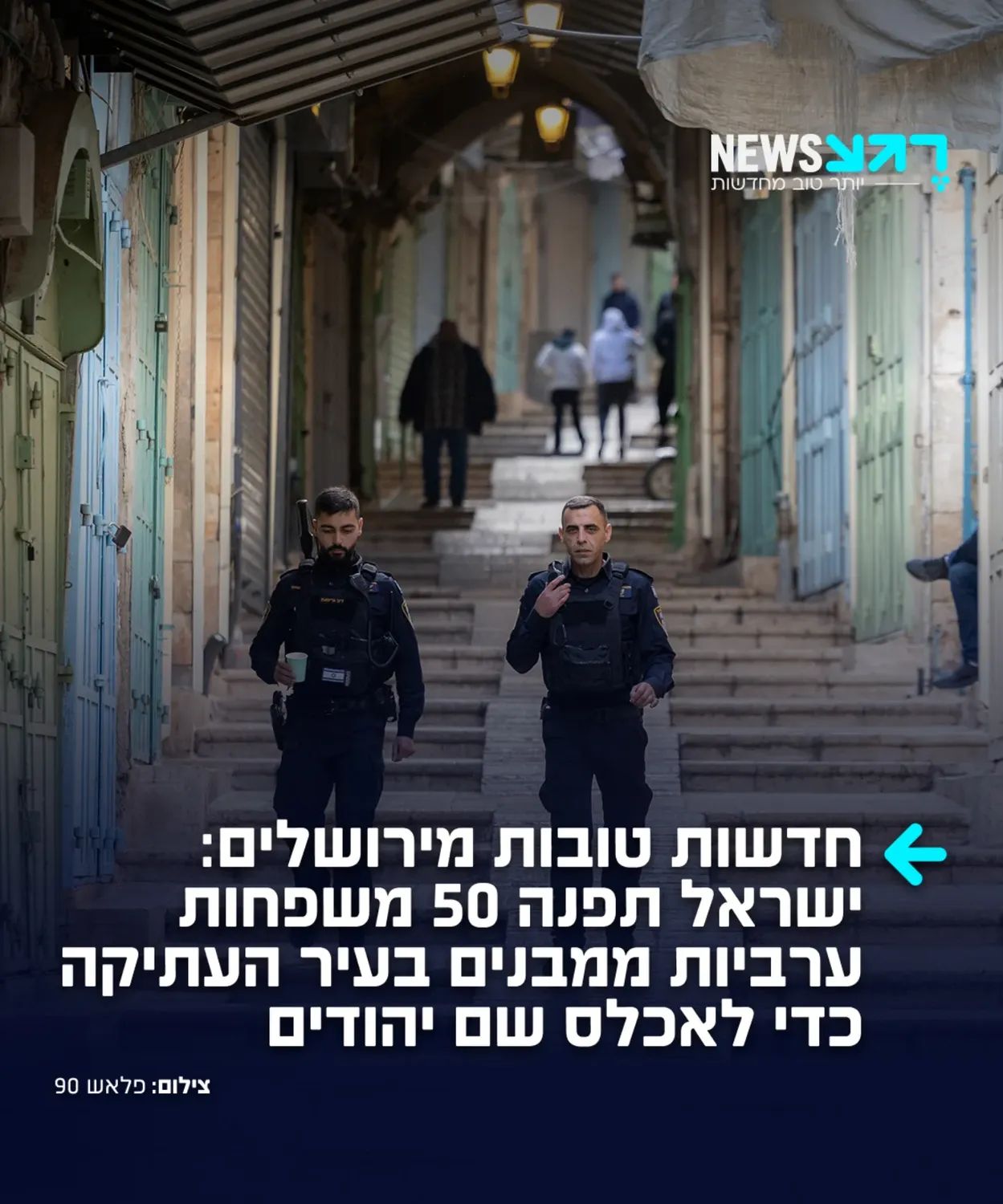 Thumbnail preview image for the video titled: "Good news from Jerusalem: Israel will evict 50 Arab families from buildings in the Old City to house Jews"
