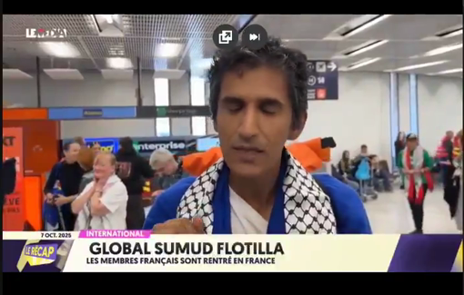 Thumbnail preview image for the video titled: Testimonies of tortured inflicted to Global Sumud Flotilla members by Israeli forces