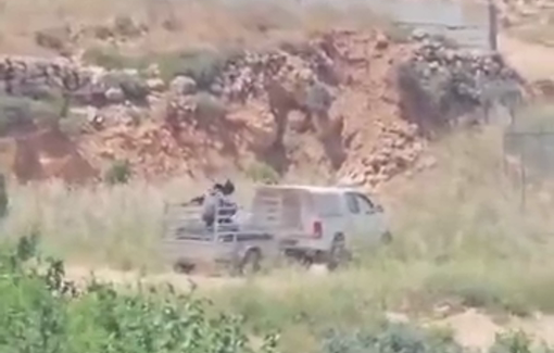 Thumbnail preview image for the video titled: Israeli security forces evacuated (once again) the outpost located on a hilltop deep inside Area B