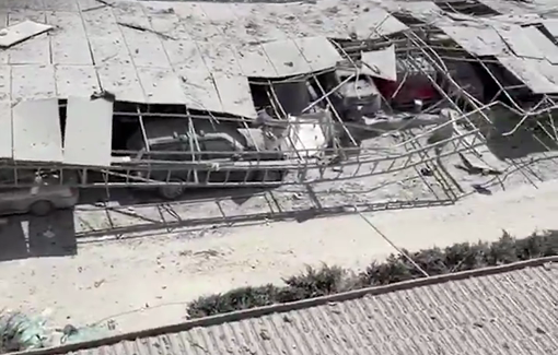 Thumbnail preview image for the video titled: Despite severe damage following recent strikes, Jabal Amel Hospital continues operating under extreme pressure