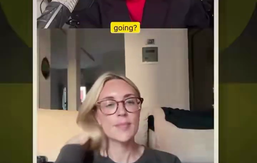 Thumbnail preview image for the video titled: Courtney Bonneau on what keeps her going at the frontlines of southern Lebanon under Israeli attacks