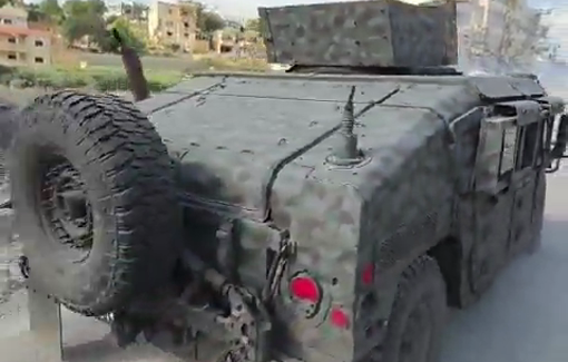 Thumbnail preview image for the video titled: Israeli airstrikes cause heavy damage , including ambulance, near Islamic Health Authority Emergency Point in Chehabiyeh