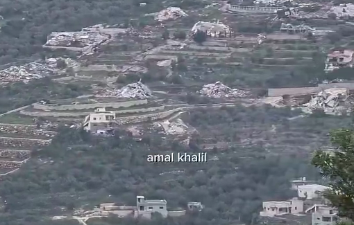 Thumbnail preview image for the video titled: Israeli forces continue leveling and demolishing homes and property in the occupied Beit Lif despite the ceasefire.