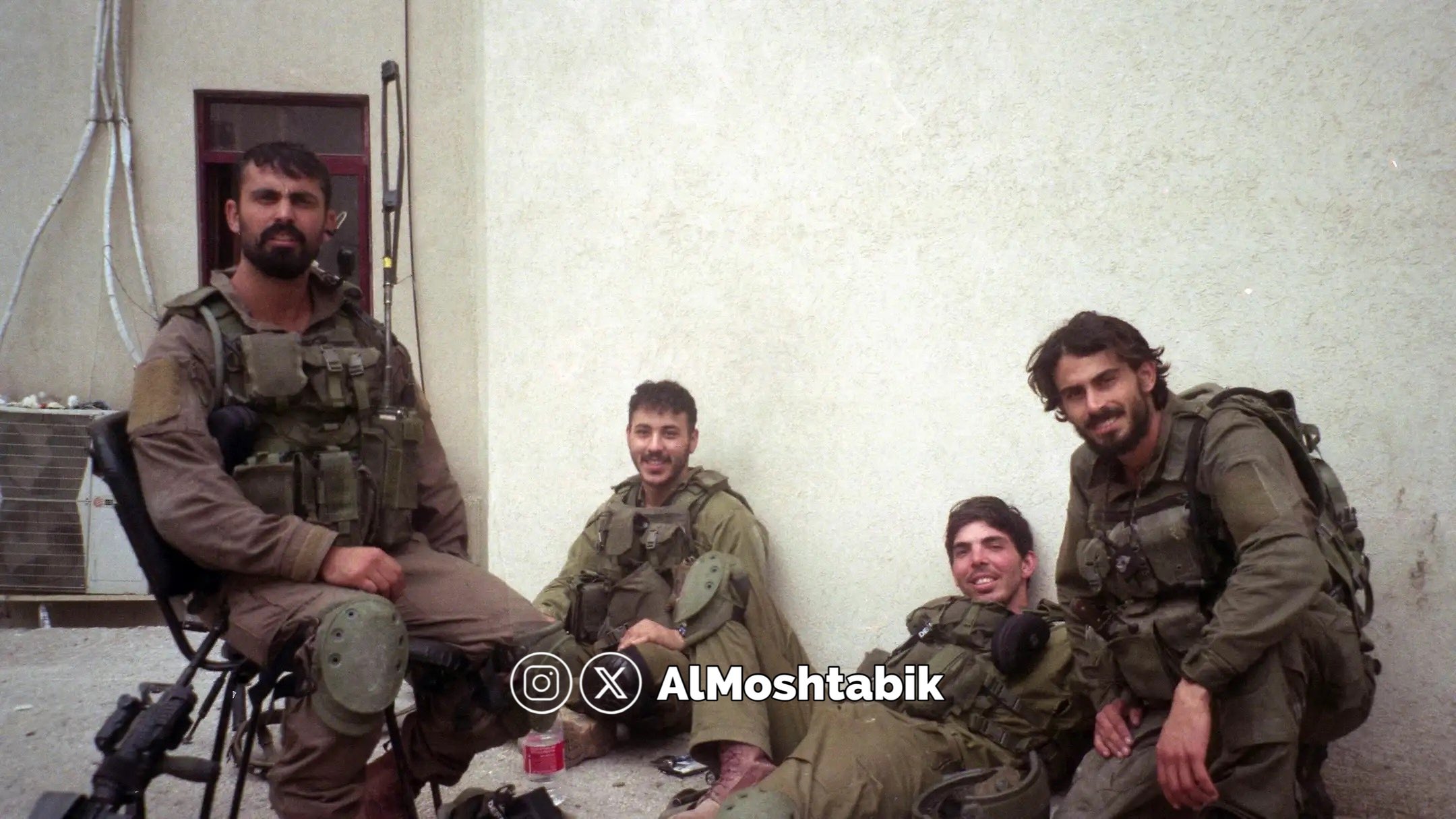 Thumbnail preview image for the video titled: IDF soldiers pose casually during their occupation of the Indonesian Hospital as a military base