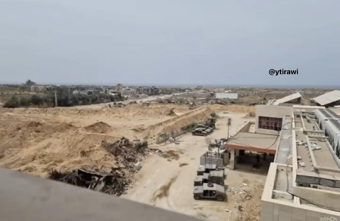 Thumbnail preview image for the video titled: IDF soldiers use Gaza's only cancer hospital as military base