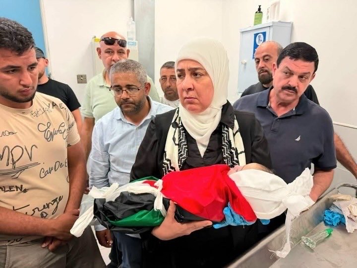 Thumbnail preview image for the video titled: Ahmad Marouf Zaid (4 months old), passed away after being denied reach an ambulance by Israeli forces