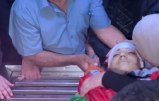 Thumbnail preview image for the video titled: Last farewell to Walid Abu Sneineh, 16 y/o, shot dead by Israeli forces in Qalandia