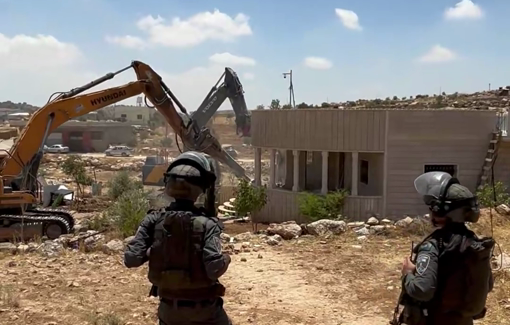 Thumbnail preview image for the video titled: Eviction and home demolitions in Al-Deirat, Masafer Yatta