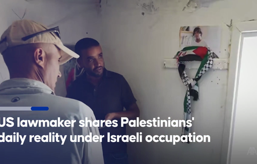 Thumbnail preview image for the video titled: US Congressman Ro Khanna shares Palestinian daily realities under Israeli occupation