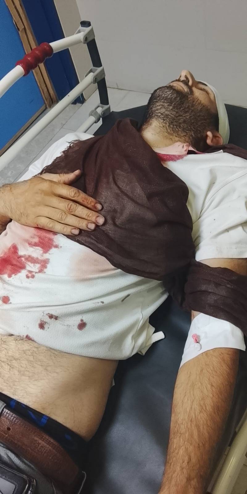 Thumbnail preview image for the video titled: Masked settlers from the "Or Yehuda" outpost, attacked a family with clubs and stone in Wadi Rakhim