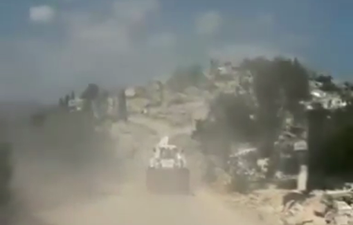 Thumbnail preview image for the video titled: The town of Houla, in Southern Lebanon, entirely destroyed by Israeli army