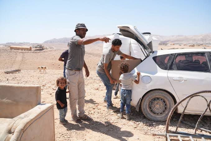 Thumbnail preview image for the video titled: Eleven Palestinian families forcibly displaced from Khirbet Yerza amid escalating settler attacks