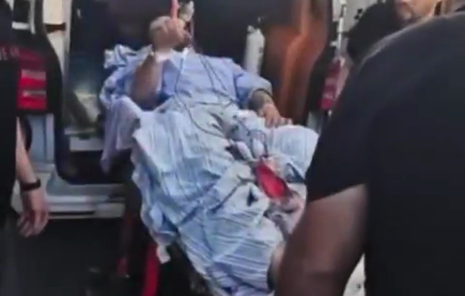 Thumbnail preview image for the video titled: Fadi Hamdallah Al-Naasan, shortly after being injured by an Israeli explosive bullet to the leg, which later led to his death