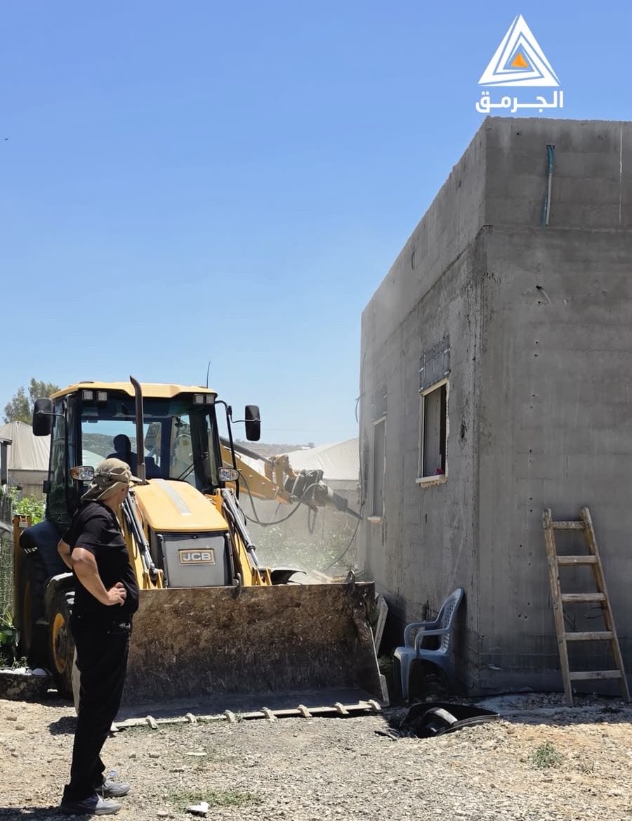 Thumbnail preview image for the video titled: Ra'if Shaheen was forced to self-demolish his home in the city of Tamra in 1948-occupied Palestinian territories