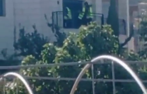 Thumbnail preview image for the video titled: Israeli forces demolish several Palestinian homes in the villages of Al-Nahhalin and Za'atara, in the Bethlehem Governorate.